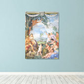 De Gouden Eeuw (fresco) Canvas Afdruk (Insitu (Houten vloer))