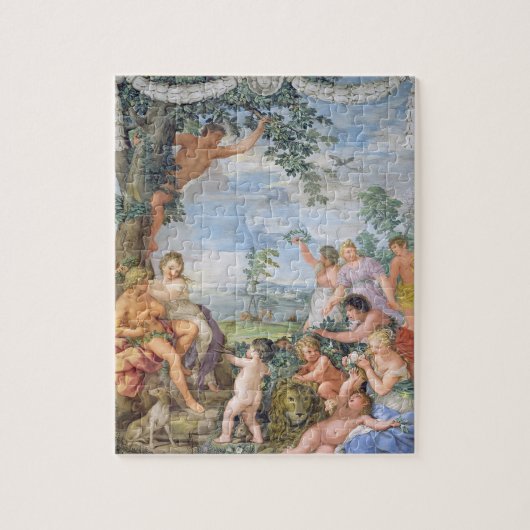 De Gouden Eeuw (fresco) Legpuzzel (Verticaal)