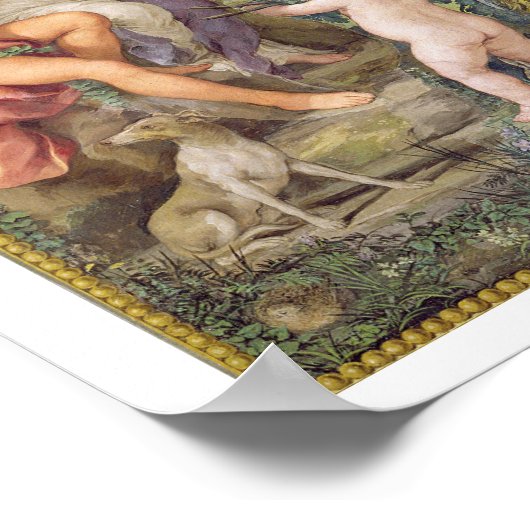 De Gouden Eeuw (fresco) Poster (Hoek)