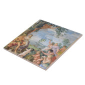 De Gouden Eeuw (fresco) Tegeltje (Zijkant)