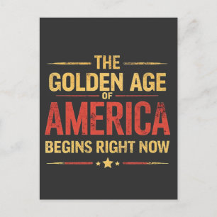 De Gouden Eeuw van Amerika begint nu Briefkaart
