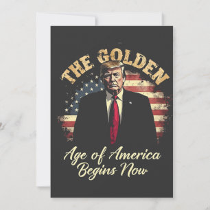 De Gouden Eeuw van Amerika begint nu met Trump Aankondiging