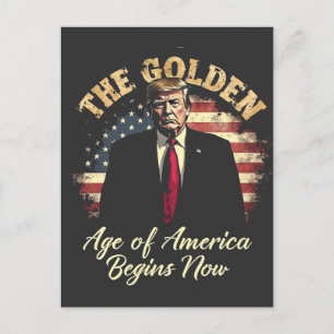De Gouden Eeuw van Amerika begint nu met Trump Briefkaart