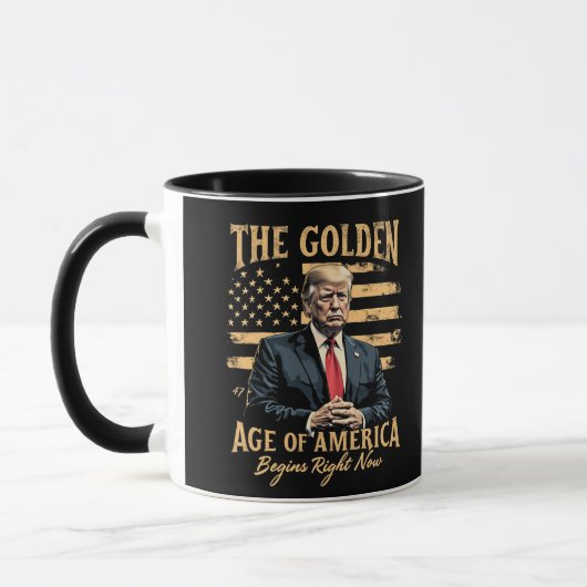 De gouden eeuw van Amerika begint nu Mok (Links)