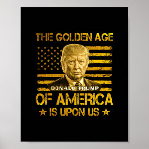 De gouden eeuw van Amerika is aangebroken Grappige Poster