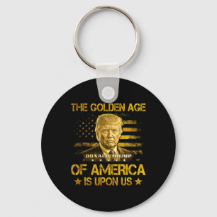 De gouden eeuw van Amerika is aangebroken Grappige Sleutelhanger