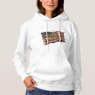 De Gouden Eeuw van Amerika – Vintage USA-vlag Hoodie