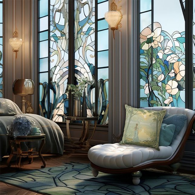 De Gouden Eeuw van Art Nouveau Kussen (Creator heeft geüpload)