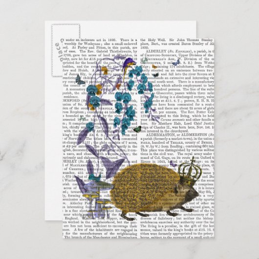 De gouden egel briefkaart (Voorkant / Achterkant)