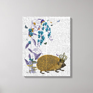 De gouden egel canvas afdruk