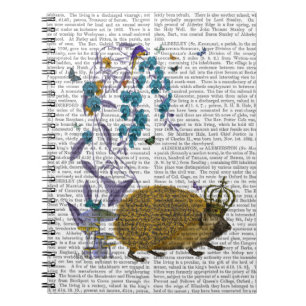 De gouden egel notitieboek