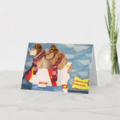 De Gouden enkel Vriendschap van het Vliegtuig Bedankkaart (Voorkant)