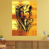 De gouden farao canvas afdruk (Insitu (Woonkamer))