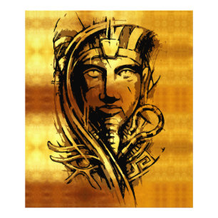 De gouden farao foto afdruk