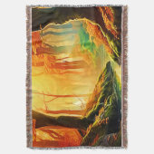 De gouden fluistering van de herfst deken (Voorkant Verticaal)