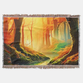 De gouden fluistering van de herfst deken