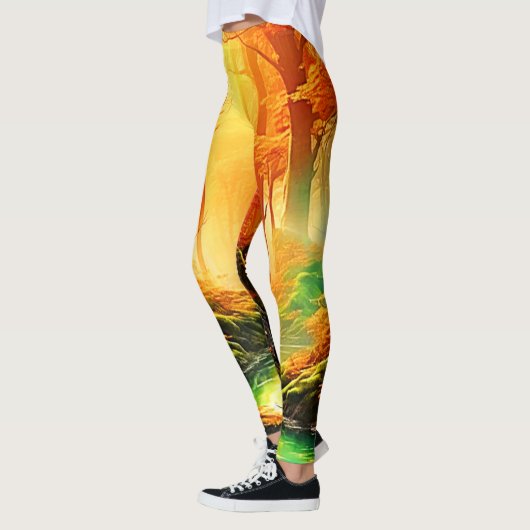 De gouden fluistering van de herfst leggings (Links)
