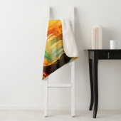 De gouden fluistering van de herfst sherpa deken (In situ)