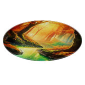De gouden fluistering van de herfst snijplank (Hoek)