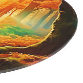 De gouden fluistering van de herfst snijplank (Hoek)