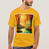 De gouden fluistering van de herfst t-shirt (Voorkant)