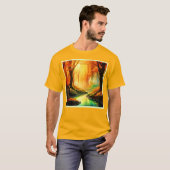 De gouden fluistering van de herfst t-shirt (Voorkant volledig)