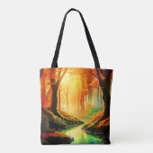 De gouden fluistering van de herfst tote bag (Achterkant)