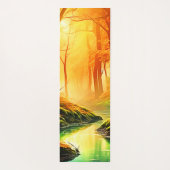 De gouden fluistering van de herfst yogamat (Achterkant)