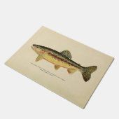 De gouden forel van Soda Creek, Californië Deurmat (Schuin)