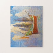 De gouden galjoen van Newell Convers Wyeth Legpuzzel (Verticaal)