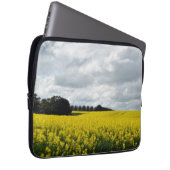 De gouden golven van Streatham Laptop Sleeve (Voorkant Rechts)