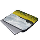 De gouden golven van Streatham Laptop Sleeve (Voorkant onderkant)