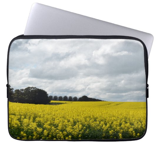 De gouden golven van Streatham Laptop Sleeve (Voorkant)