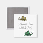 De gouden Groene Draak sparen de Magnet van de Dat (Voorkant / Achterkant)