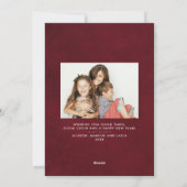 De gouden Groeten van de Vakantie Botanicals Feestdagenkaart (Achterkant)