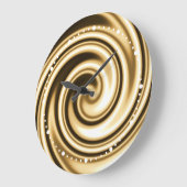 De gouden Illusie van de Werveling van de Nadruk Grote Klok (Hoek)