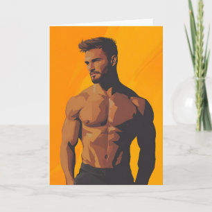 De Gouden Jongen Gay Wenskaart Kaart