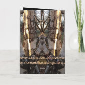 De gouden Kaart van de Boom van de Berk van het (Achterkant)