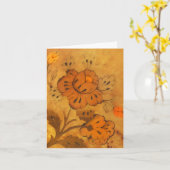 De gouden Kaart van de Nota van de Bloemen van het (Gele Bloem)