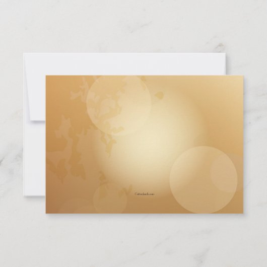 De gouden Kaart van de Reactie van de Magnolia (Achterkant)