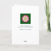 De gouden Kerstkaart van de Ster Feestdagen Kaart (Achterkant)