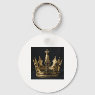De Gouden Kroon Sticker  Sleutelhanger