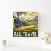 De gouden leeftijd vierkante klok (Huis)