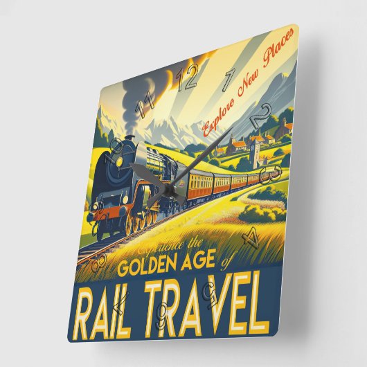 De gouden leeftijd vierkante klok (Hoek)