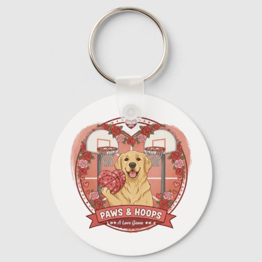 De gouden Liefdesgame Sleutelhanger (Voorkant)