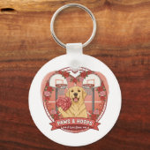 De gouden Liefdesgame Sleutelhanger (Voorkant)