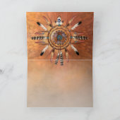 De Gouden LuxeOntwerper A7 Notecard van Kiowa Kaart (Binnen)