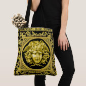 De Gouden Medusa Tote Tas (Dichtbij)