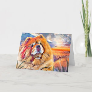 DE GOUDEN MEISJE Chow Art kaarten