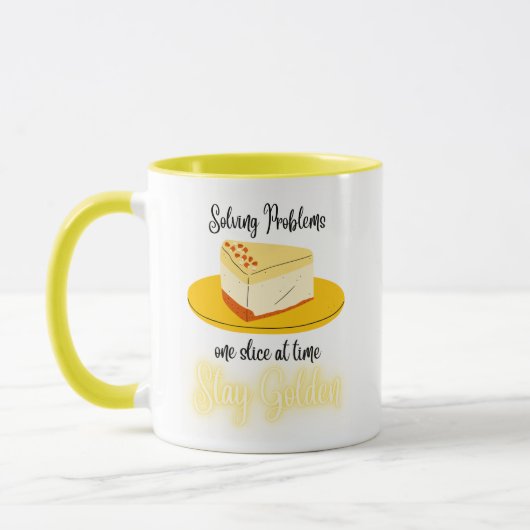 De gouden meisjes blijven een gouden Cheesecake Mok (Links)